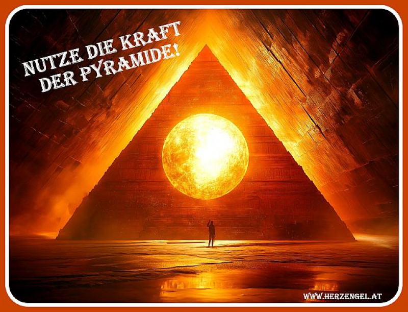 Nutze die Kraft der Pyramide!